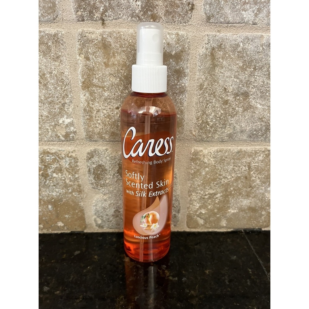 RARE CARESS Luscious Peach Refreshing Body Spray 8 oz Discontinued NEW‎